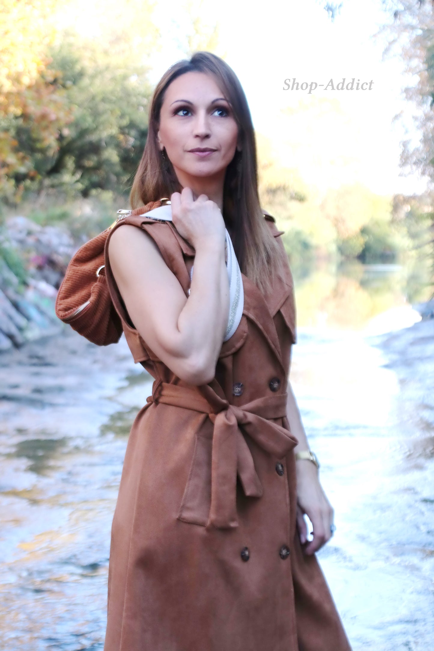 ROBE EN DAIM