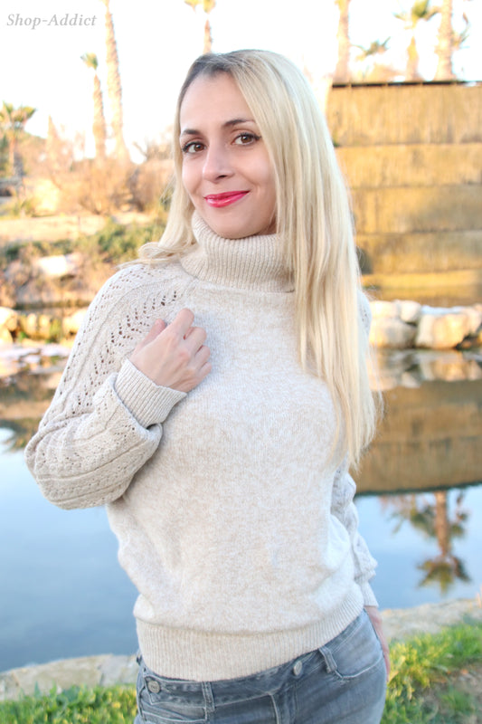 PULL COL ROULÉ