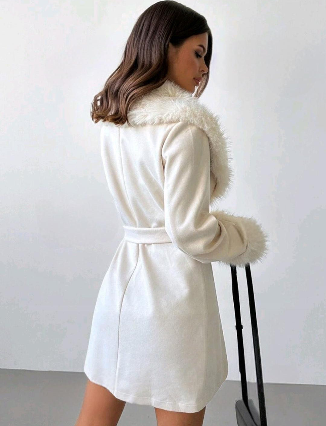 VESTE EN LAINE FOURRURE