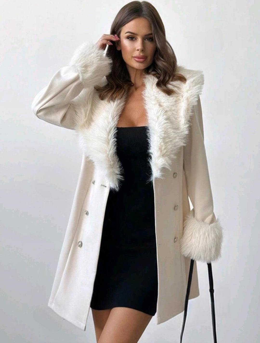 VESTE EN LAINE FOURRURE