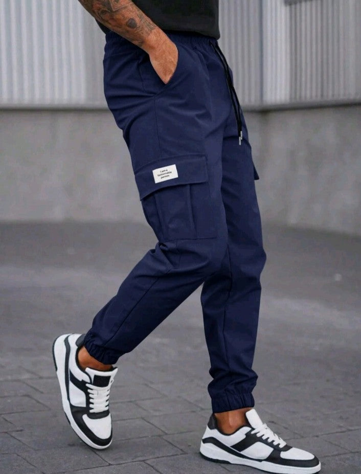 PANTALON JOGGING BLEU