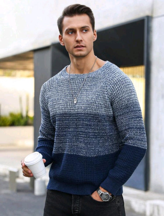 PULL TRICOT TRICOLOR